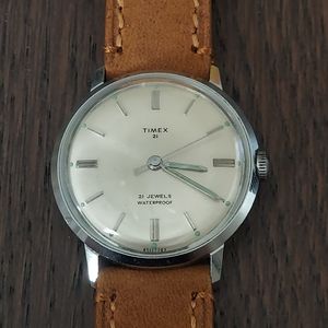1967 Timex 21 Jewel Manual Wind Watch